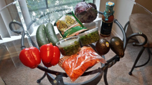Summer Thai Salad Ingredients
