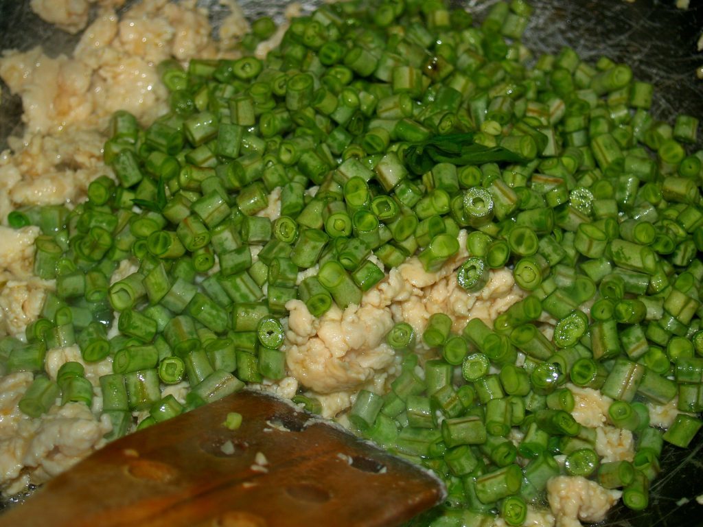 Finely Chopped Long Beans