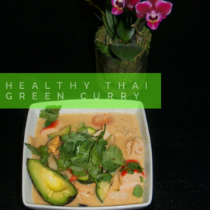 Healthy Thai Green Curry Mixed Seafood