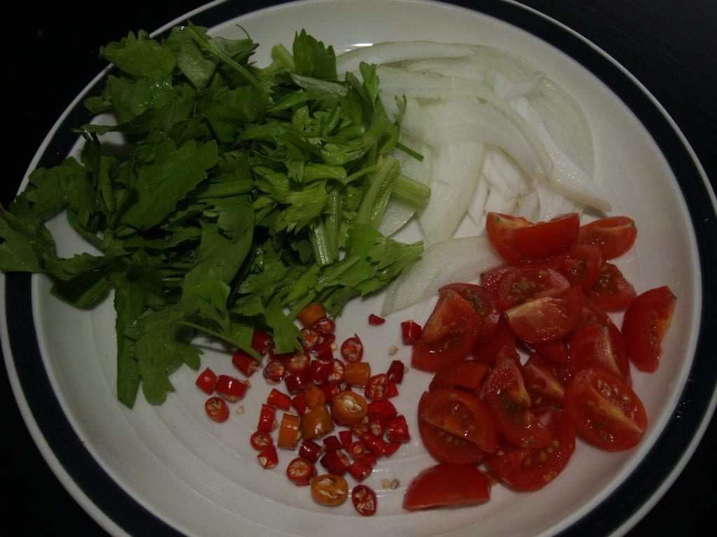 Thai Glass Noodle Salad Ingredients