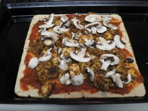 Add Mushrooms to the Pizza
