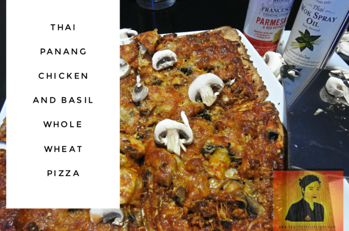 Thai Panang Basil Chicken Pizza