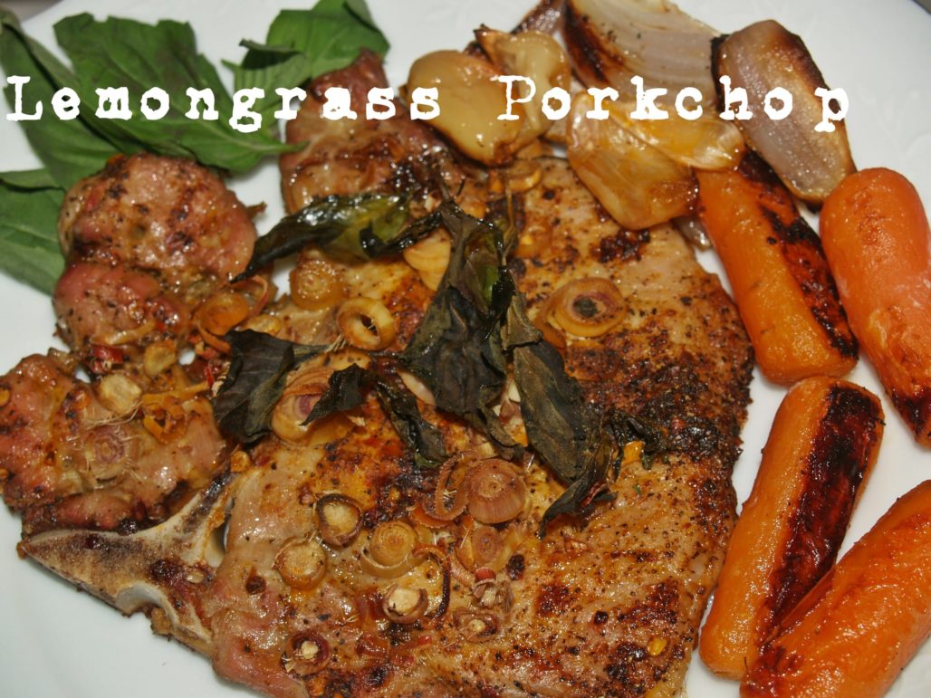 Thai Lemongrass Roasted Pork Chop
