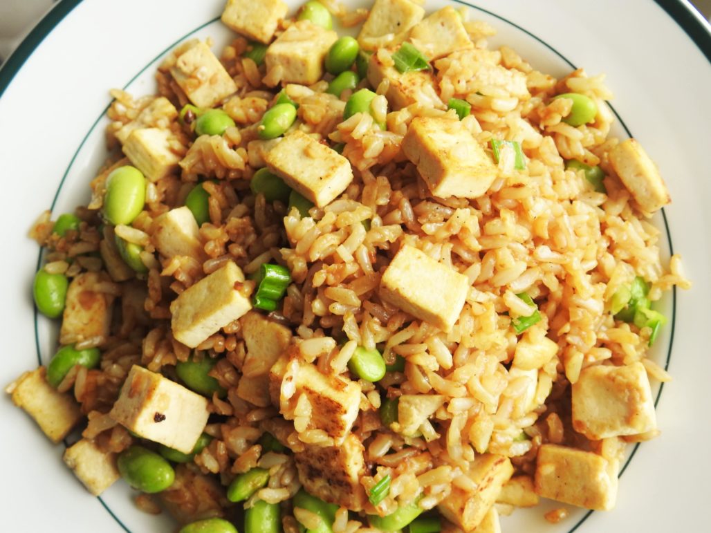 Garlic Fried Rice Tofu