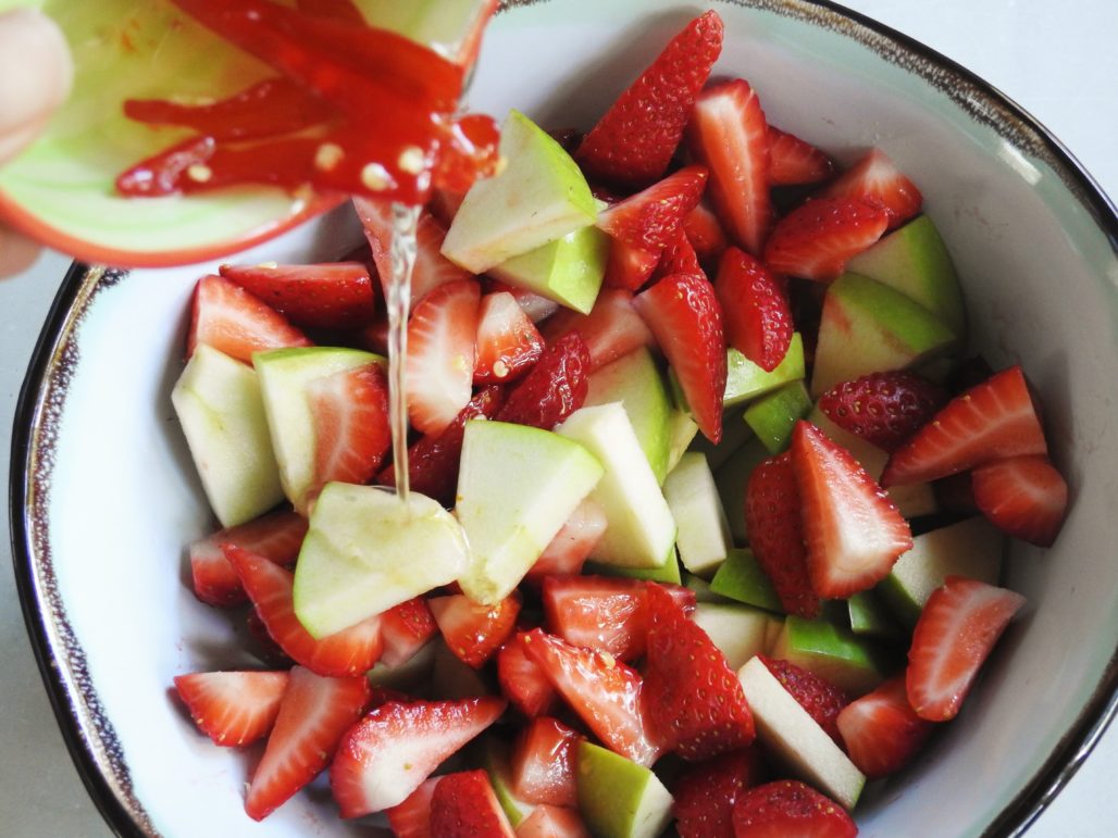 Strawberry and Green Apple Thai Fruit Salad