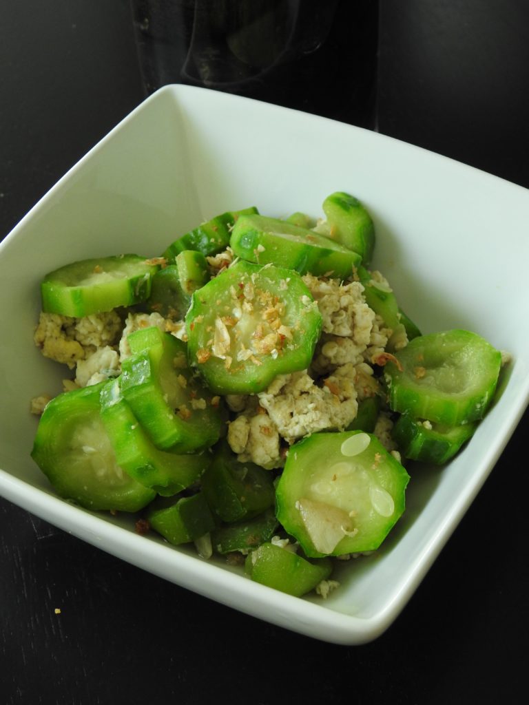 Stir Fried Chinese Okra with Eggs Healthy Thai Recipes