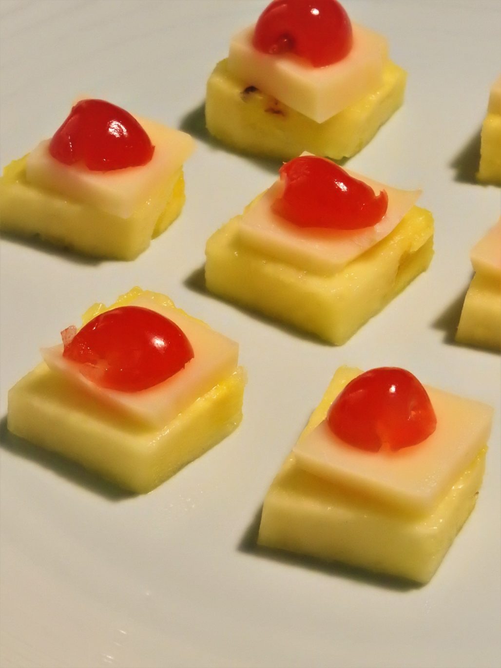 Easy & Simple Pineapple Cheese Canape with only 3 ingredients