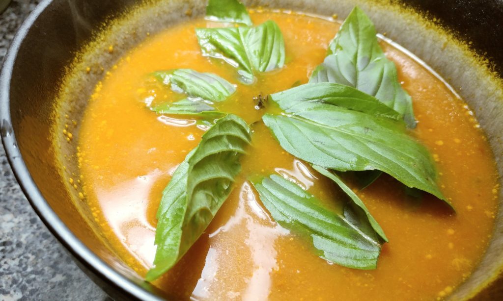 Tomato Soup with Thai Spices