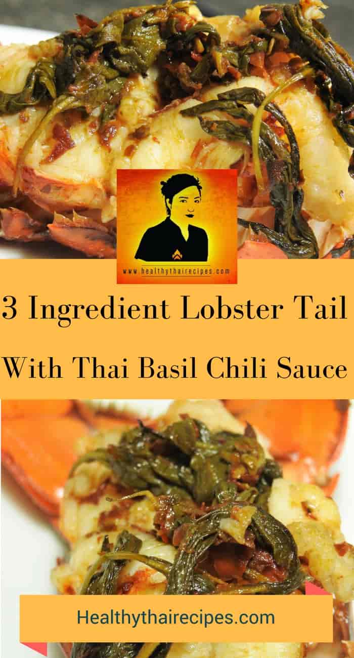 3 Ingredient Thai Basil Chili Lobster Tail
