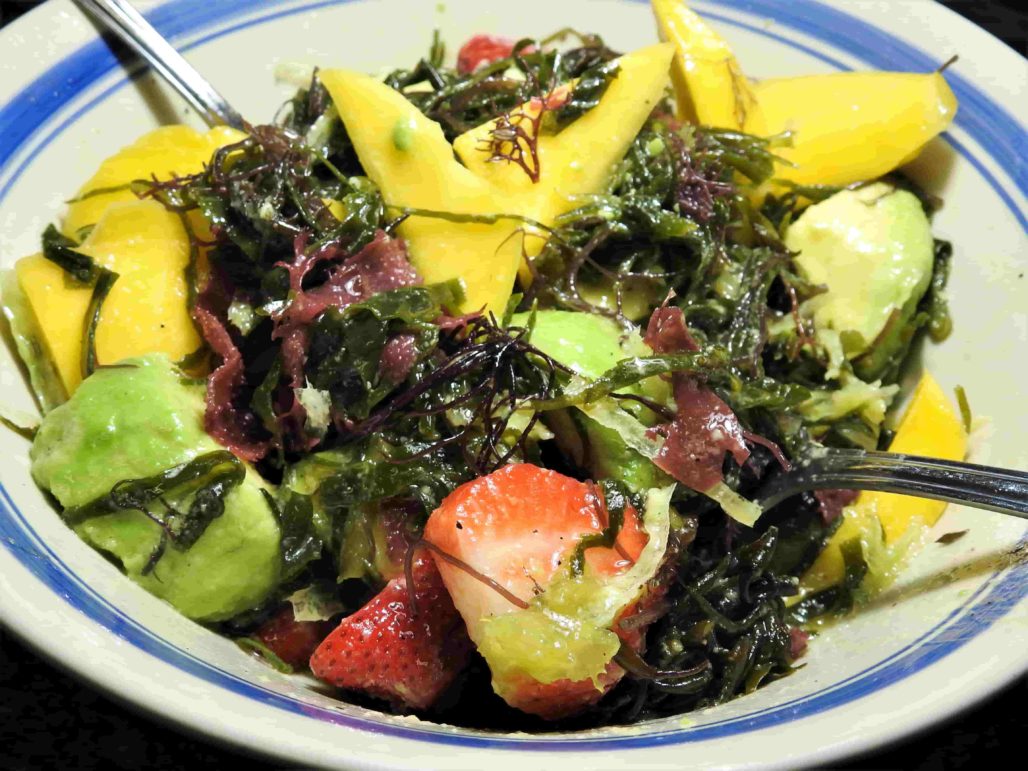 Mixed Sea Veggies and Fruit Salad
