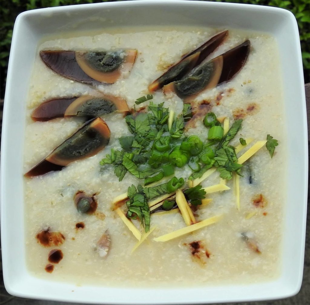 Huevos milenarios Congee