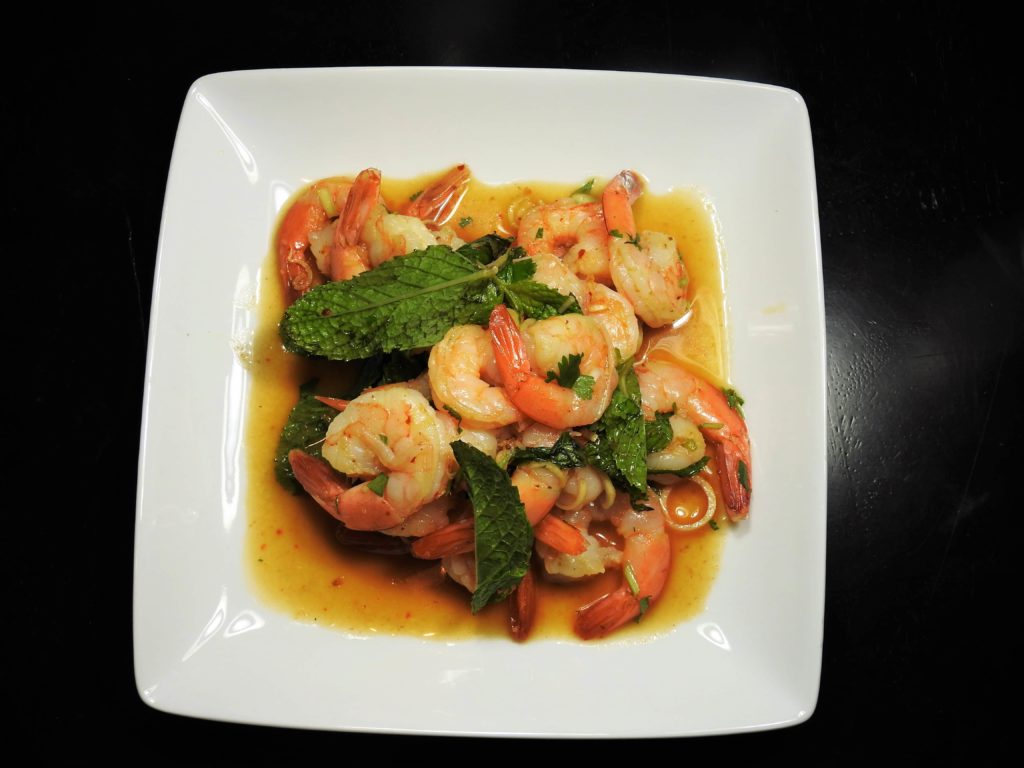 Pla Goong, Thai Spicy Shrimp Salad