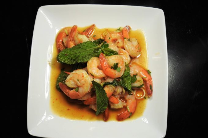 Pla Goong, Thai Spicy Shrimp Salad