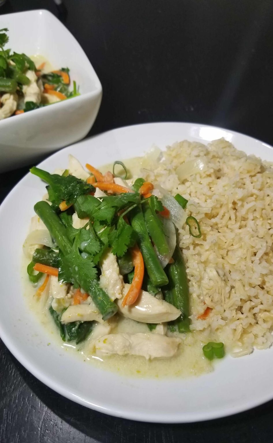Copycat Pei Wei Super Green Thai Curry