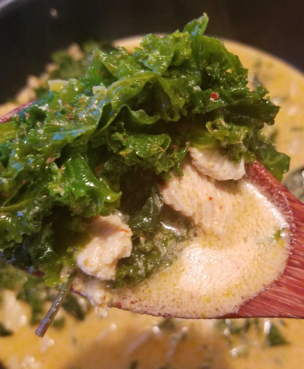 Kale Chicken Curry