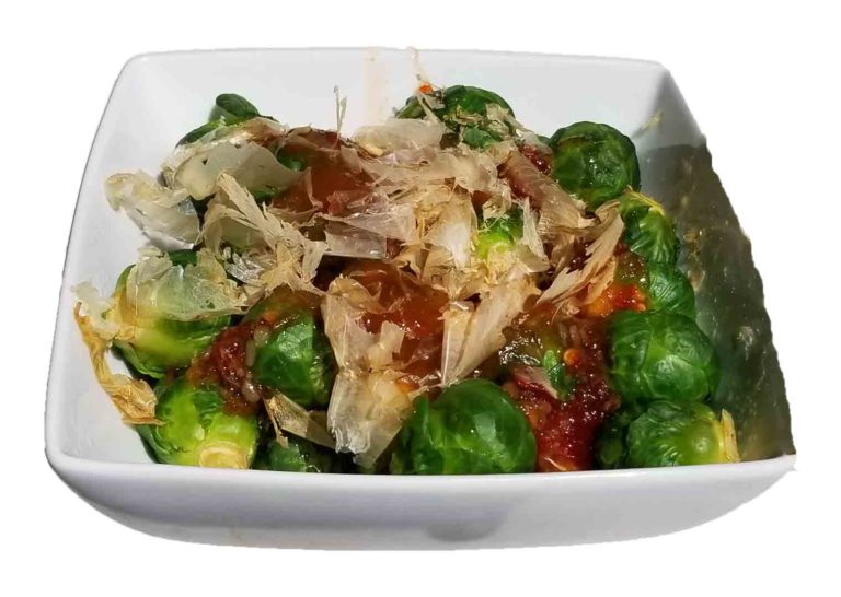 Two Ingredient5 minute, Steamed Sweet Thai Chili Brussels Sprouts