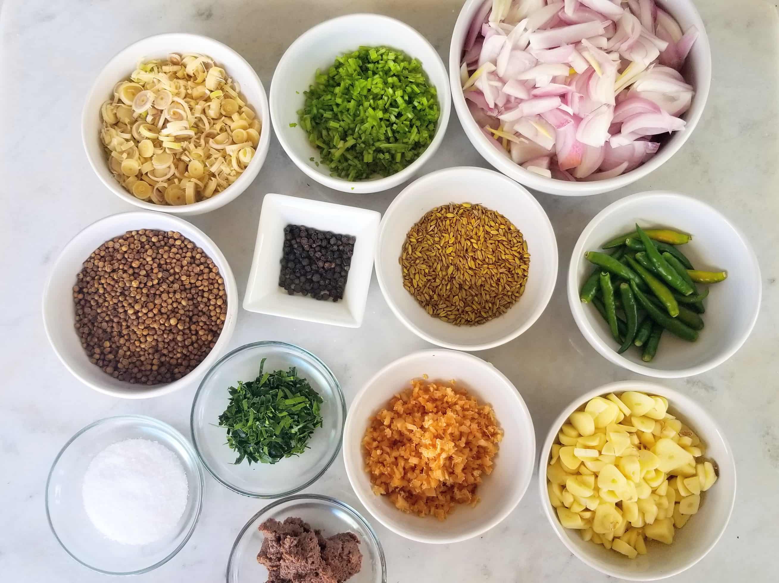 Green Curry Paste Ingredients