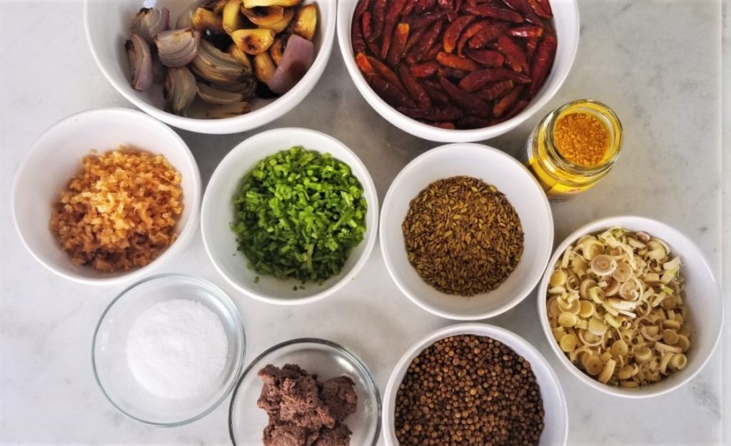 Yellow Curry Paste Ingredients