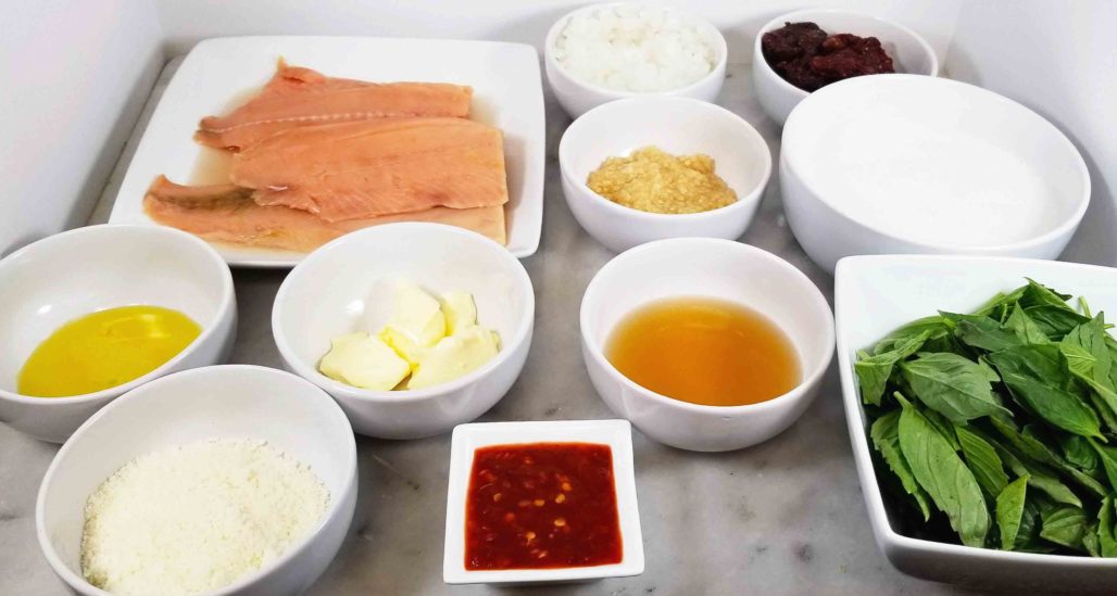 Crema de pescado de fusión tailandesa Ingredientes