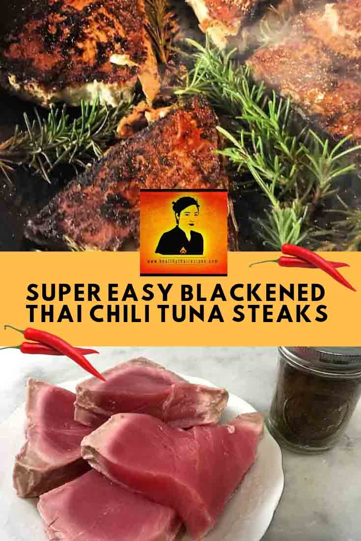 Easy Blackened Thai Chili Tuna