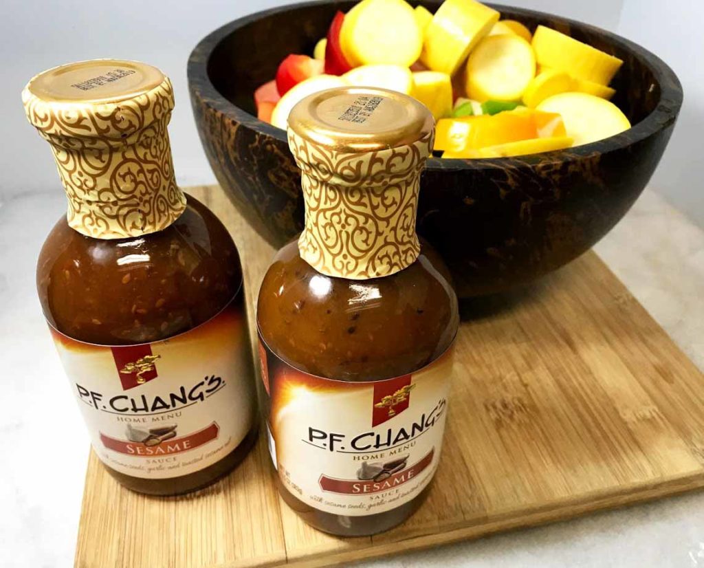 PF Chang's Sesame Sauce Grilled Vegetables Ingredients - Healthy Thai
