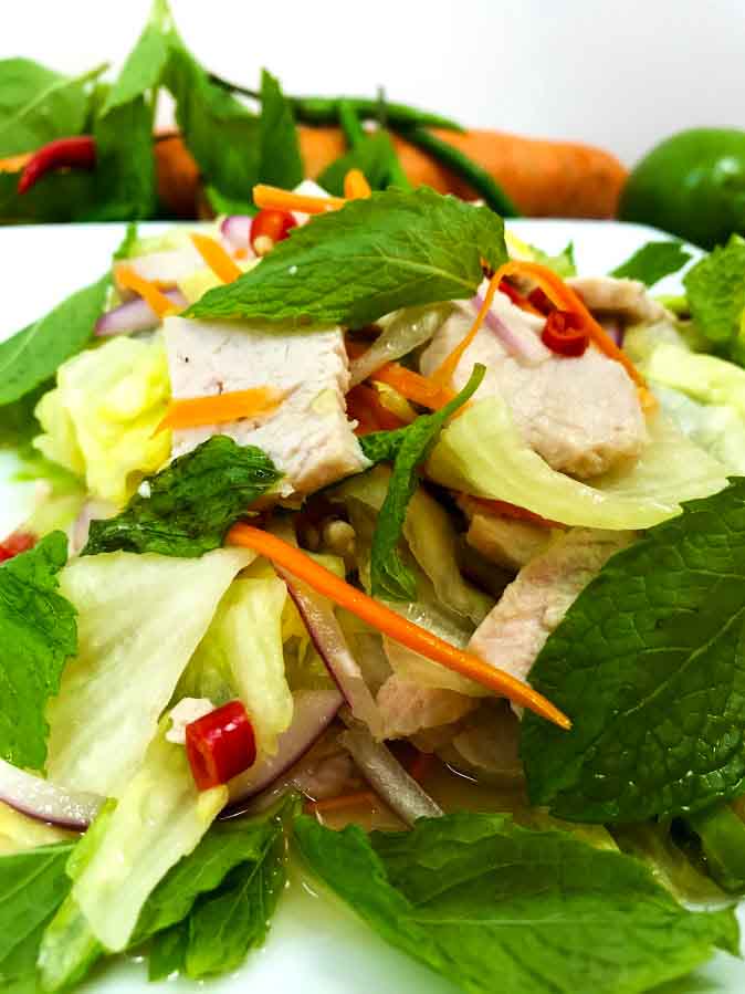 Thai Minty Pork Salad