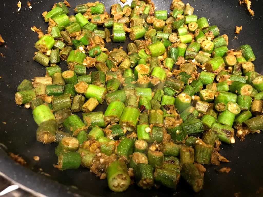 Thai Green Curry StirFried Okra Recipe Healthy Thai Recipes