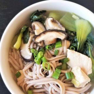 Ginger Soba Noodles Soup