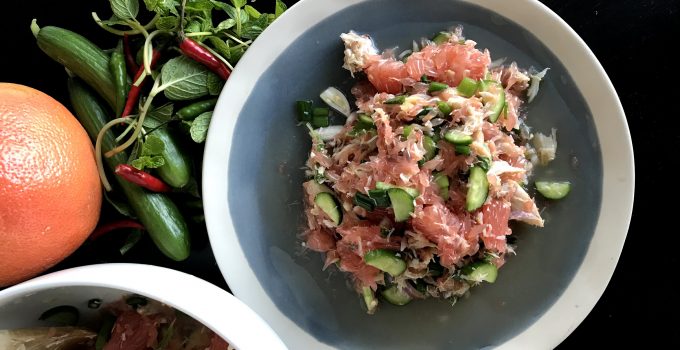 Grapefruit and Crab Salad