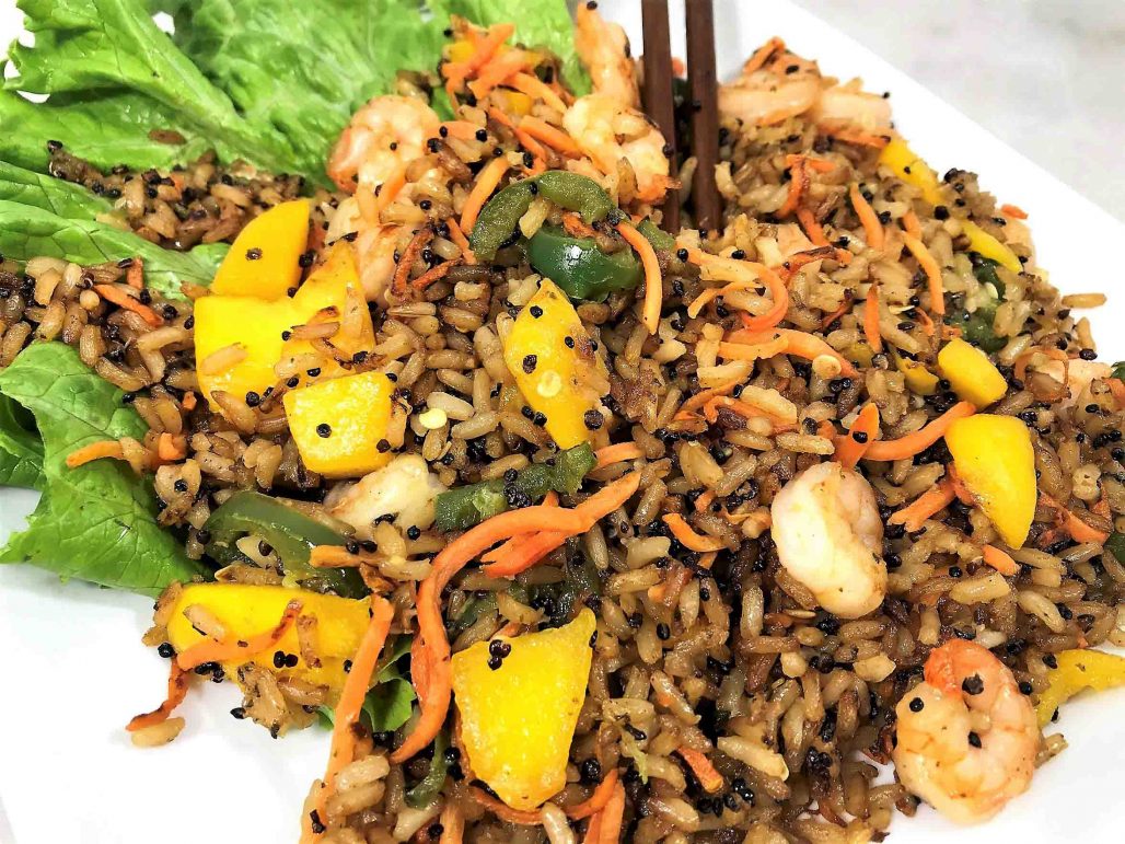 Quick and Dirty Mango Fried Rice