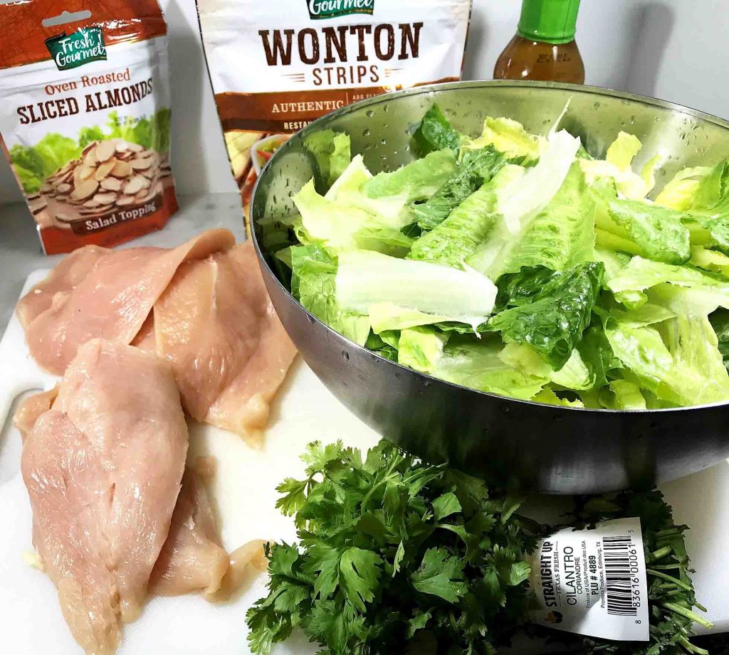 Easy Copycat Panera Asian Sesame Salad With Chicken, สลัดงาเอเชียไก่