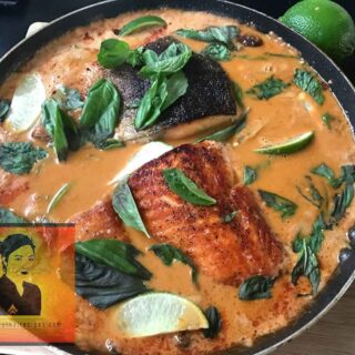 Spicy Coconut Lime Salmon