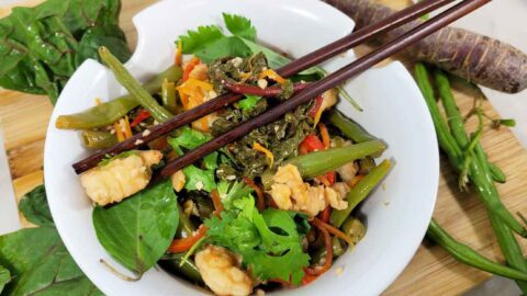 Stay Home Stay Safe สูตรผัดอินทรีย์โดยใช้ Farmbox Direct
