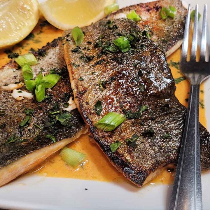 Thai Red Curry and Basil PanSeared Trout Healthy Thai Recipes