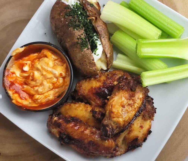 Super Easy, 3 Ingredient, Air Fryer, Thai Curry Chicken Wings