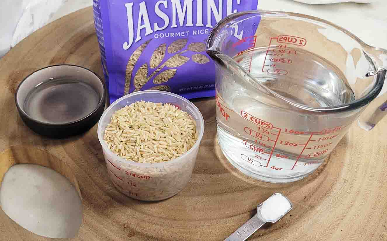 Arroz integral jazmín tailandés Ingredientes