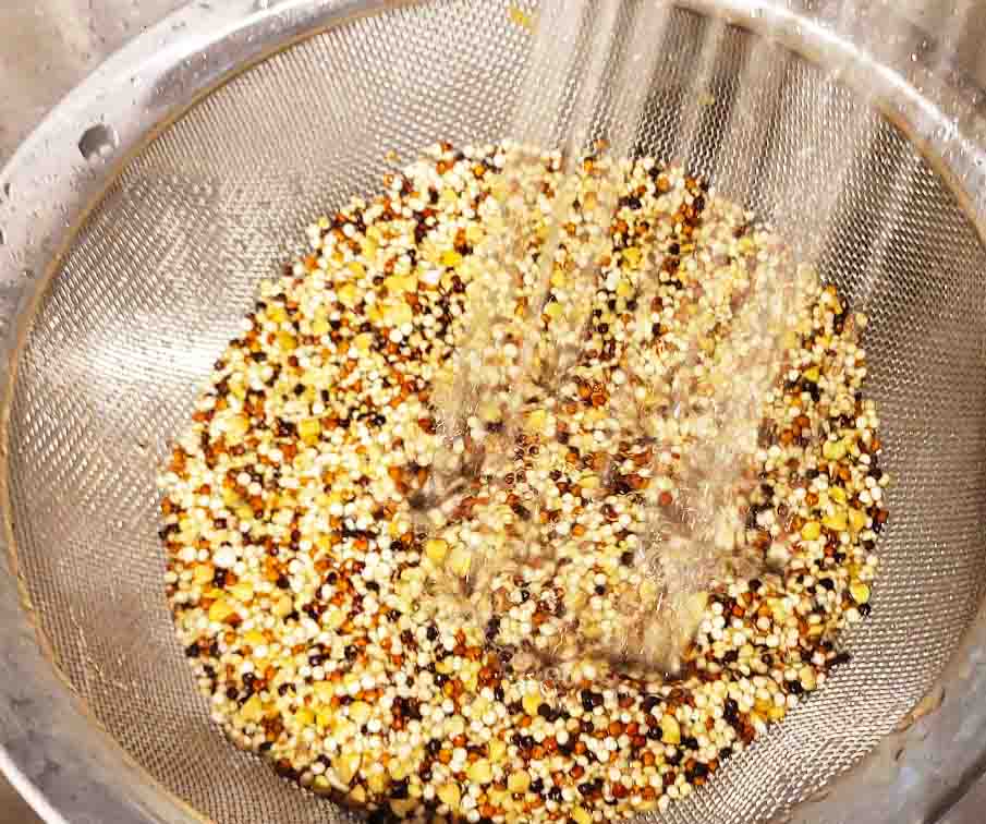 Instant Pot Quinoa, Rinse the Quinoa