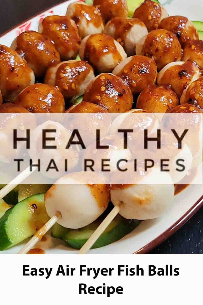 Easy Air Fryer Fish Balls Recipe Pinterest Image