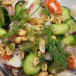 Easy Thai Fusion Cucumber Salad With Crab Featured Image