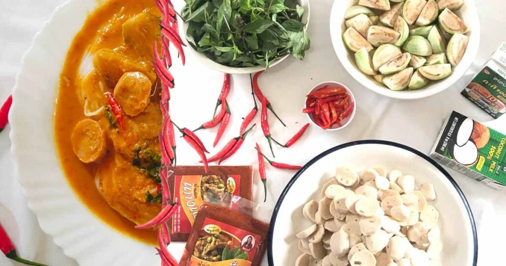 Thai Red Curry with Pork Balls Social Media Image