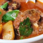 5 Ingredient Oxtail Soup In an Instant Pot, Close Up