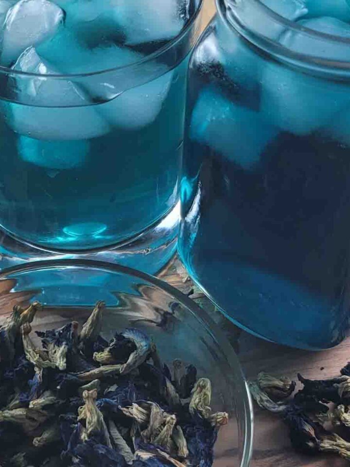 Easy Thai Butterfly Pea Flower Tea Recipe with a Brief History of the Drink